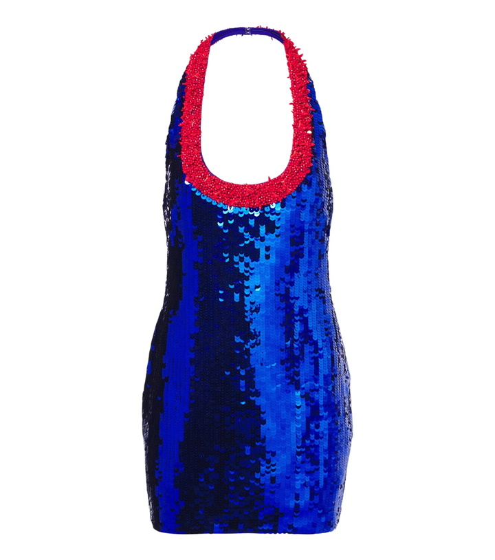 Photo: Retrofête Lunexa embellished halterneck minidress