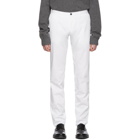 Boss White Stanino Trousers