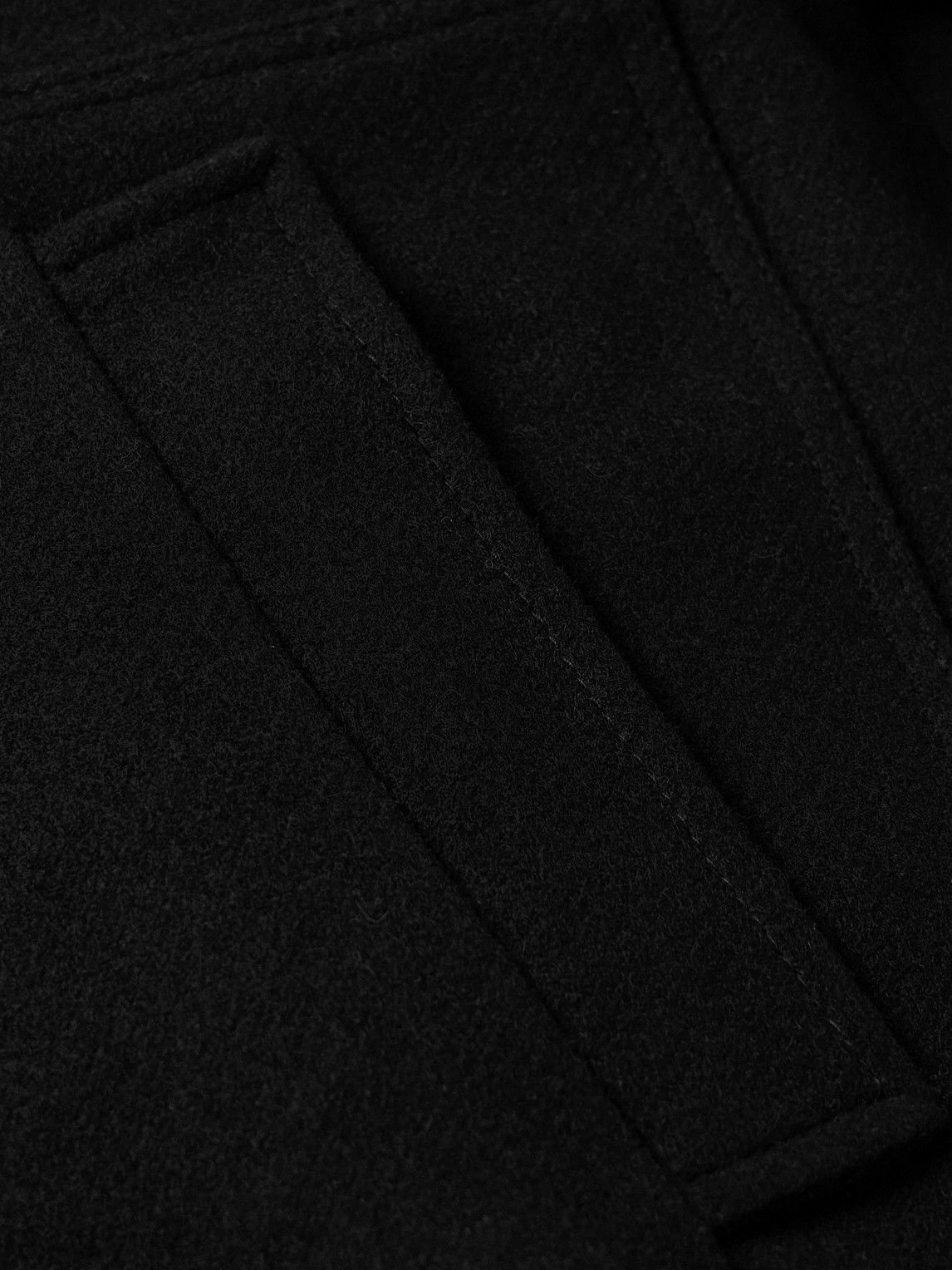 Oliver Spencer - Arlington Wool-Blend Felt Bomber Jacket - Black