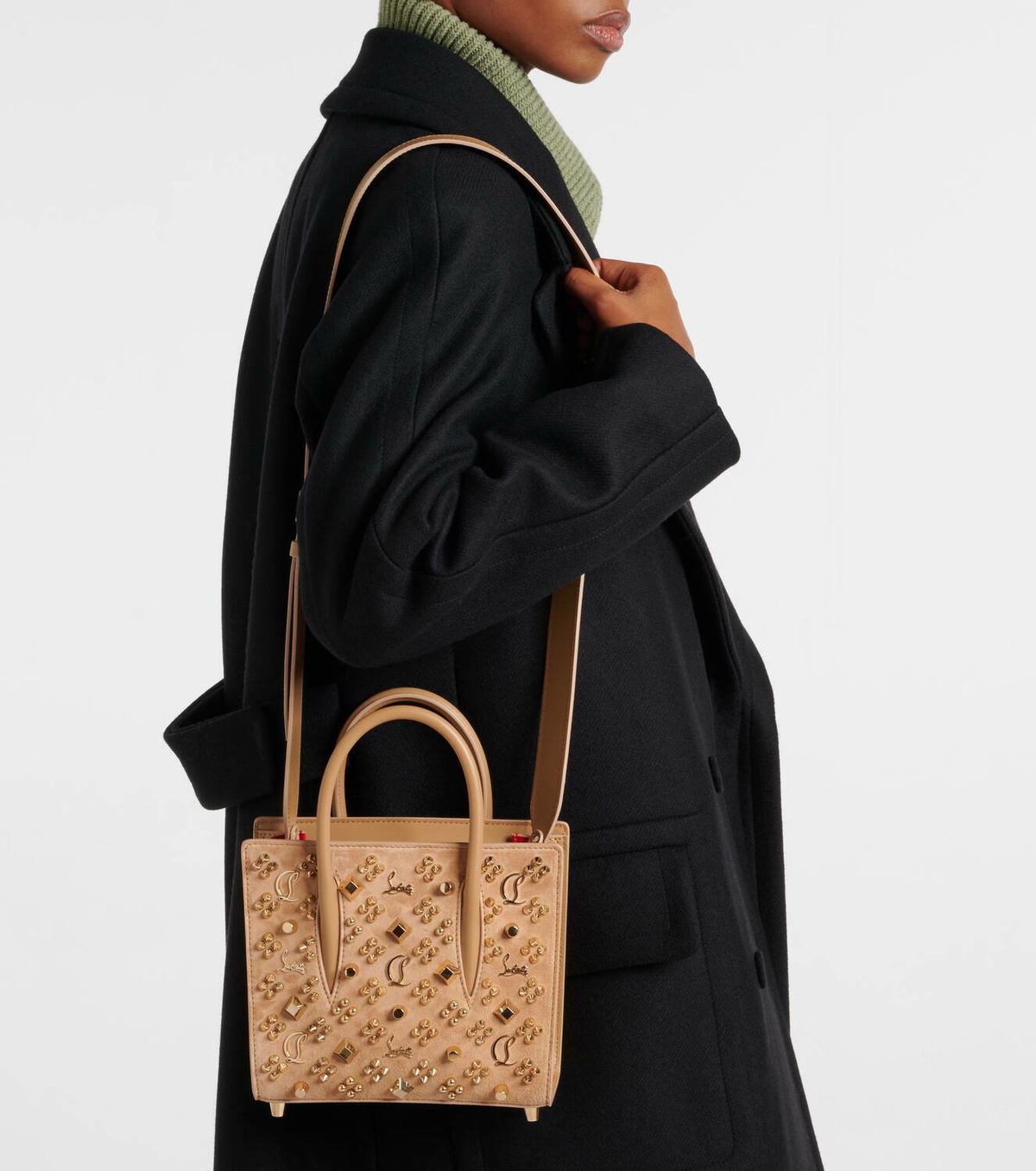 Christian Louboutin Paloma Mini studded leather tote bag Christian