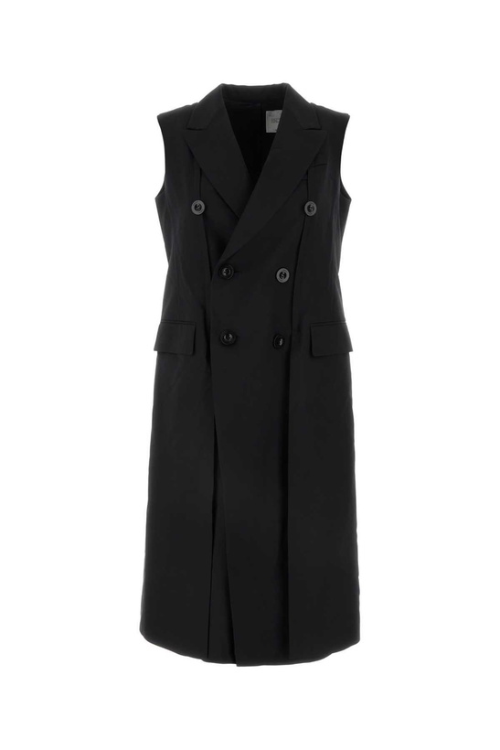 Photo: Sacai Black Polyester Blend Vest