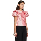Chopova Lowena Red Swoon Blouse