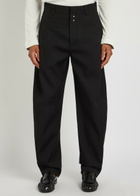 Jacquemus Le Pantalon Oranger Wool Trousers Black