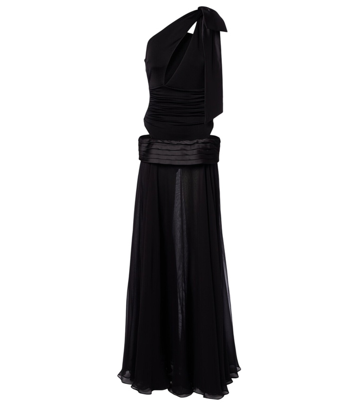 Photo: The New Arrivals Ilkyaz Ozel Cutout one-shoulder gown