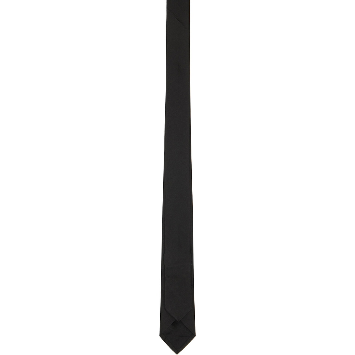 Balenciaga Black Silk Tie
