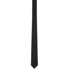 Balenciaga Black Silk Tie