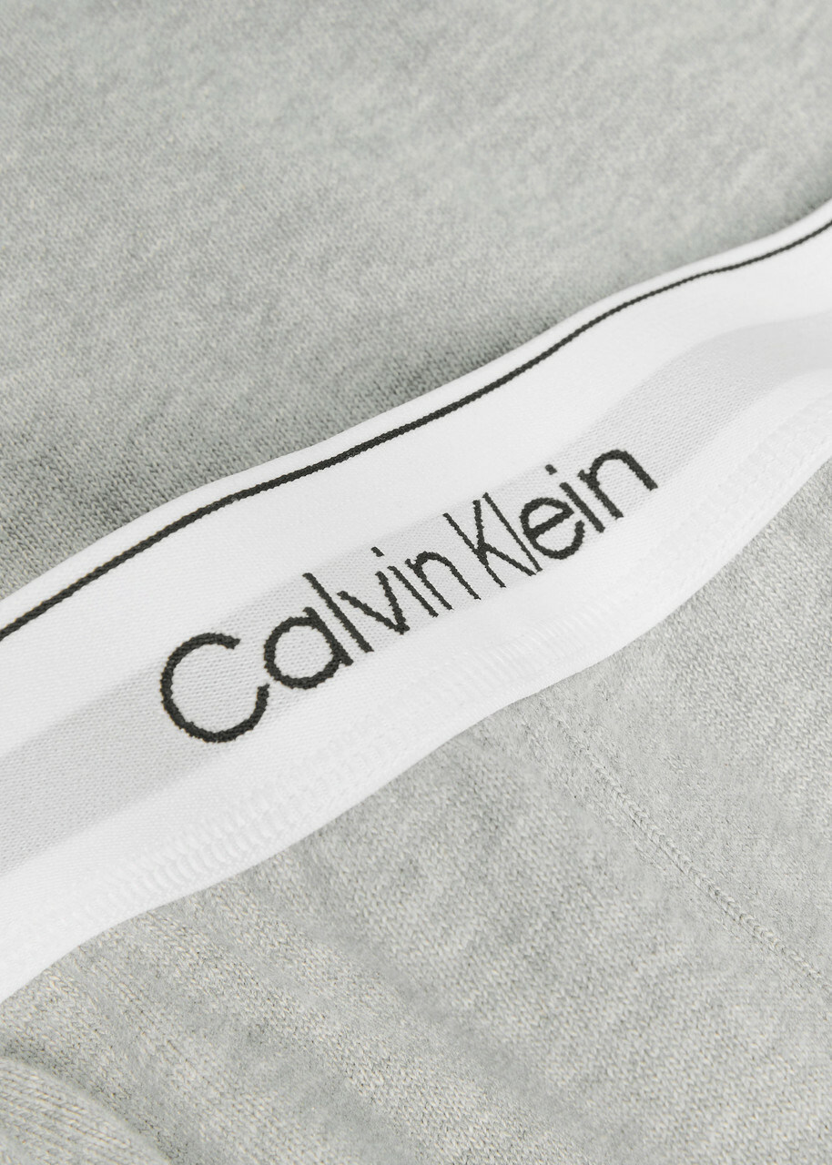 Calvin Klein Icon Logo Cotton Pyjama Trousers Grey