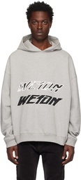 We11done Gray Speedy Hoodie