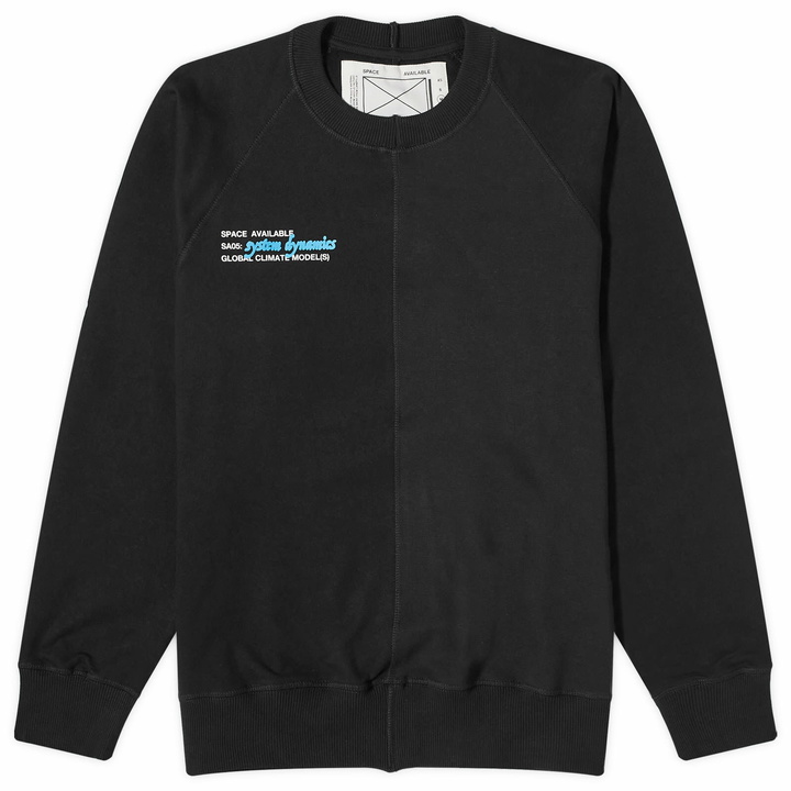 Photo: Space Available Men's System Dynamics Sweatshirt in Black