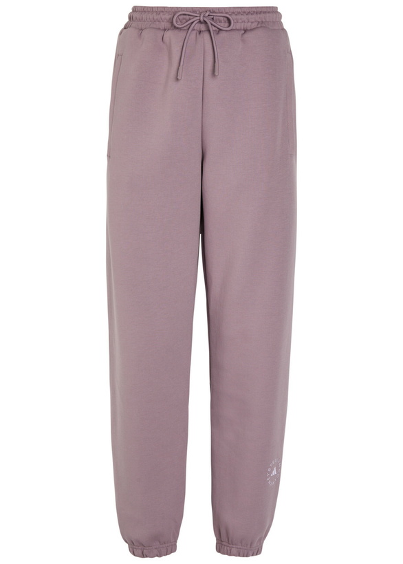 Photo: Adidas X Stella Mccartney Logo-print Cotton Sweatpants Purple