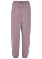 Adidas X Stella Mccartney Logo-print Cotton Sweatpants Purple