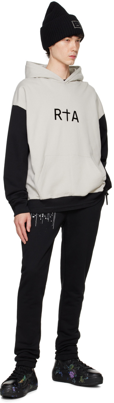 RTA Black Owen Sweatpants