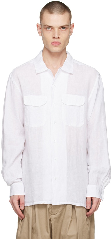 Photo: Engineered Garments White Classic Shirt