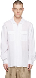 Engineered Garments White Classic Shirt