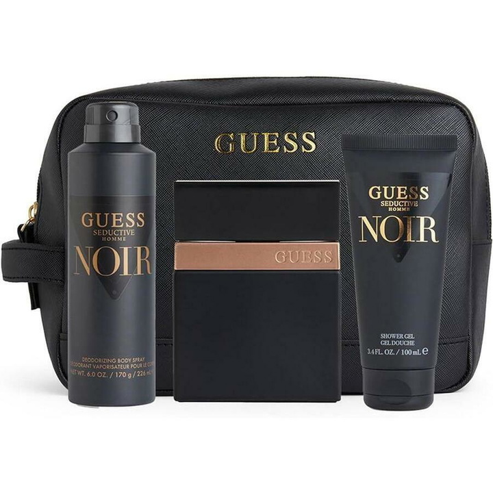 Photo: Guess Mens Seductive Homme Noir Gift Set Fragrances 085715330345