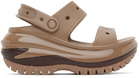 Crocs Brown Mega Crush Sandals