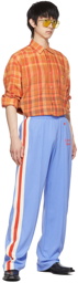 Acne Studios Blue Viscose Lounge Pants