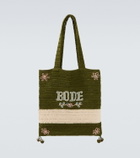 Bode Marsh beaded crochet tote bag