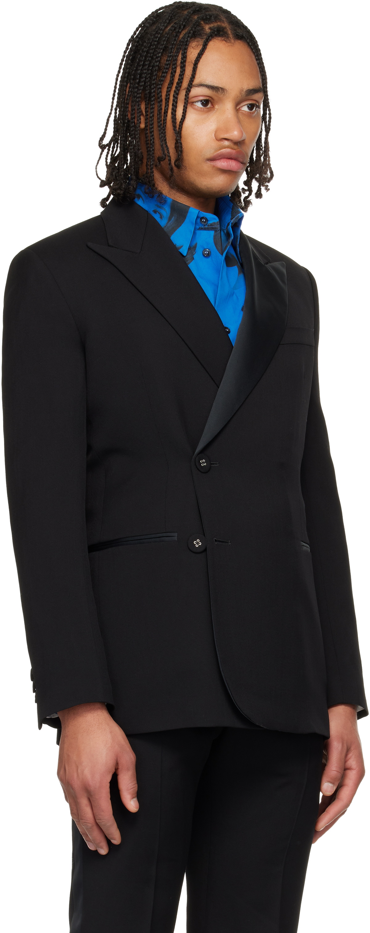 Wales Bonner Black 'The Rise Tuxedo' Blazer