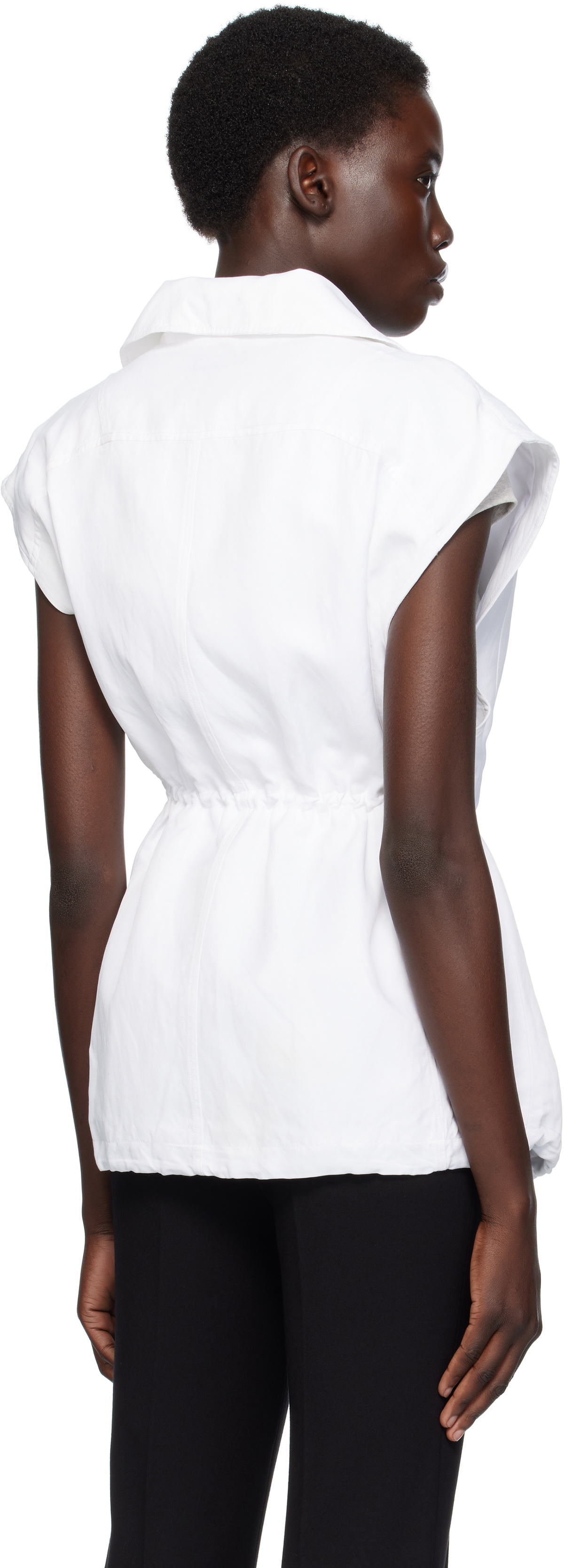 rag & bone White Monica Vest