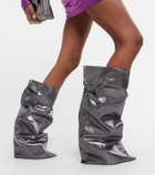 Alexandre Vauthier Ruched leather boots