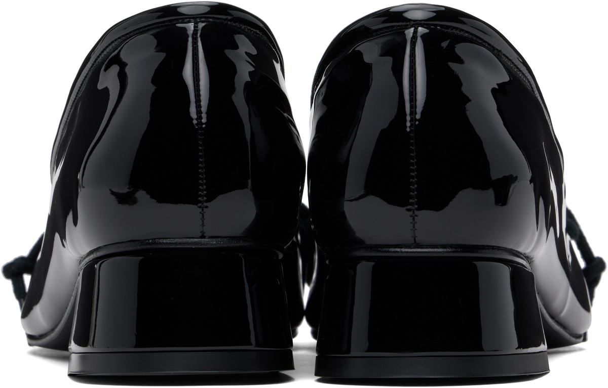 Paula Canovas Del Vas Black Diablo Ballerina Flats