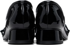 Paula Canovas Del Vas Black Diablo Ballerina Flats