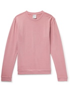 Onia - Garment-Dyed Cotton-Jersey Sweatshirt - Pink