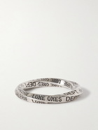 Gallery Dept. - Infinity Logo-Engraved Silver Ring - Silver