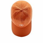 Palmes Men's Circle 6 Panel Cap in Orange