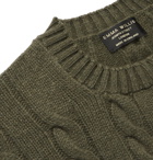 Emma Willis - Cable-Knit Cashmere Sweater - Green