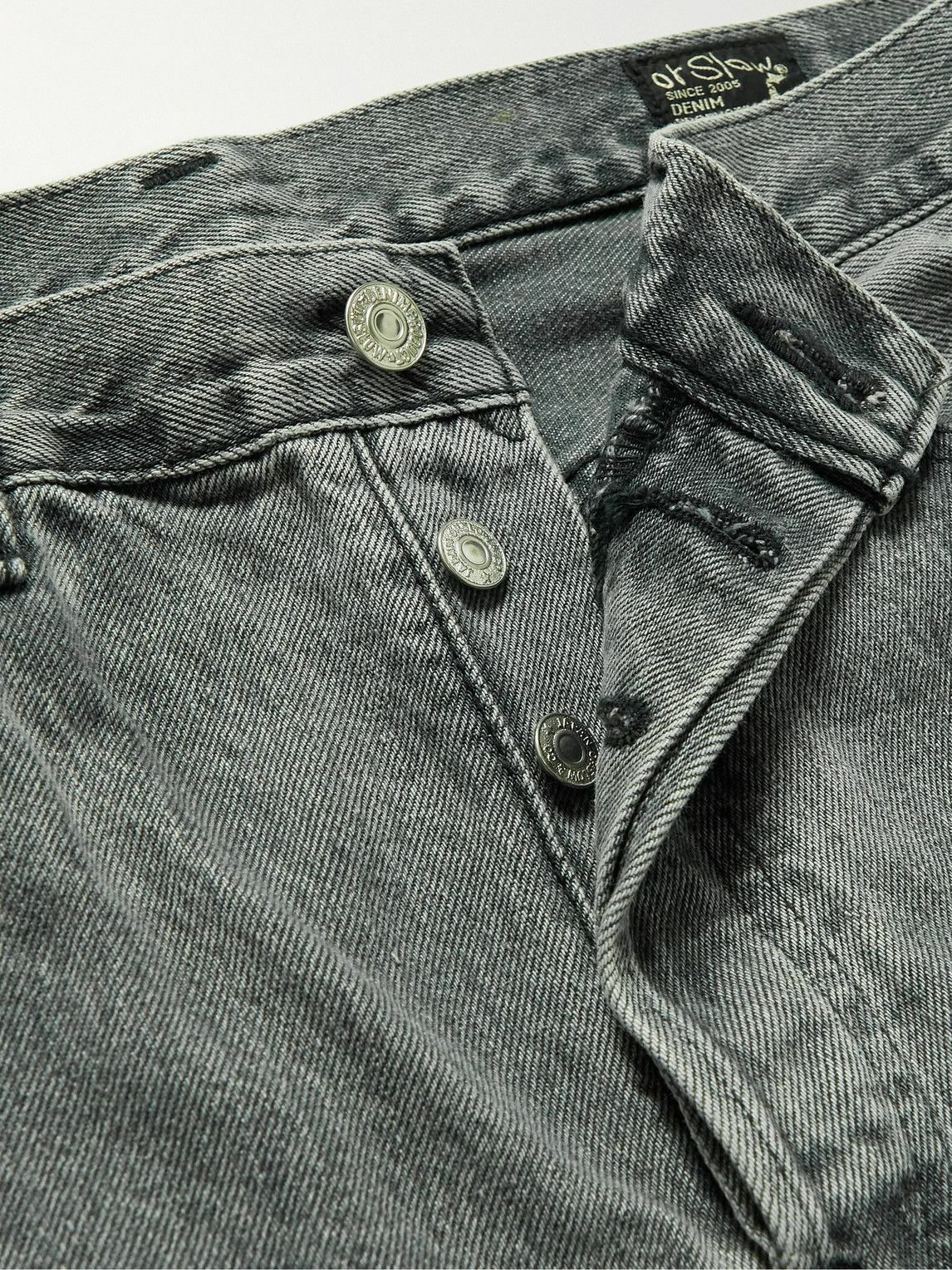 orslow 105 グレー　ストレートデニム　M OrSlow - 105 Straight-Leg Jeans - Gray orSlow