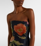 Carolina Herrera Floral silk gown