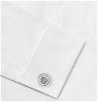Dunhill - Gyro Rhodium-Plated and Mother-of-Pearl Cufflinks - Silver