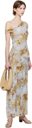 BEC + BRIDGE Blue Rahni Asym Maxi Dress