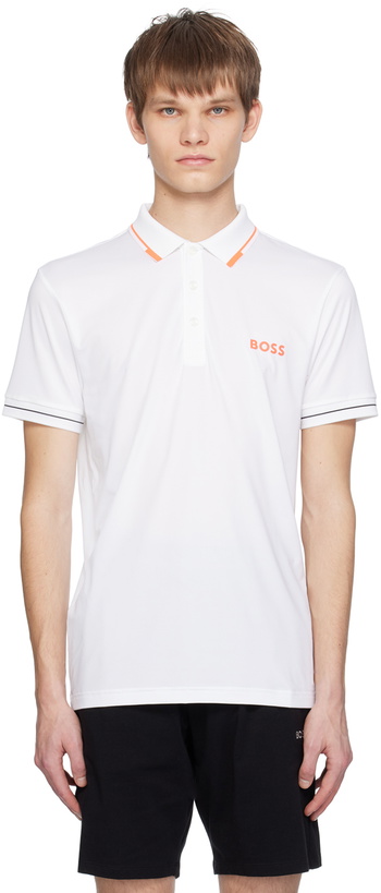 Photo: BOSS White Paul Pro Polo