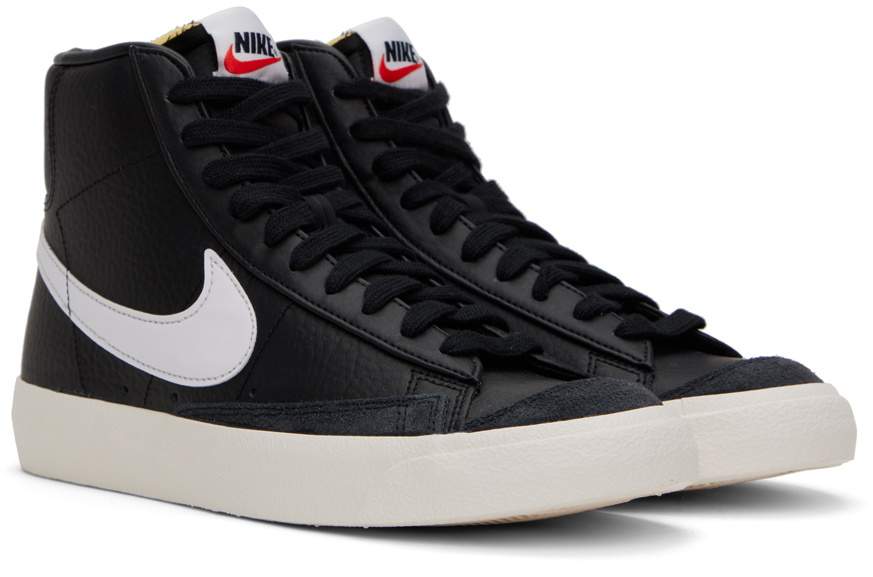 womens nike blazer mid vintage sneakers in black