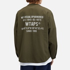 WTAPS Men's 08 Short Sleeve Work Shirt in Olive Drab