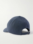 A.P.C. - Marc Jacobs Logo-Embroidered Cotton-Jersey Baseball Cap - Blue