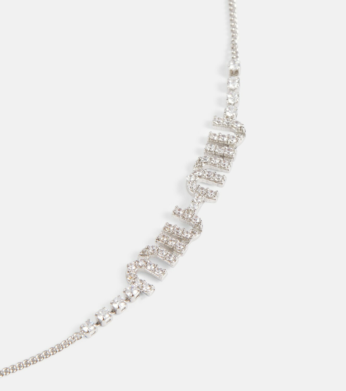 MiuMiu★l necklace with crystals Miu Miu Rebels Multicolor Crystal Silver Tone Necklace | eBay