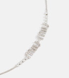 Miu Miu Logo crystal-embellished necklace