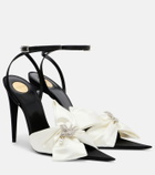 Saint Laurent Dove embellished sandals