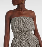 Posse Aurelia gingham cotton top