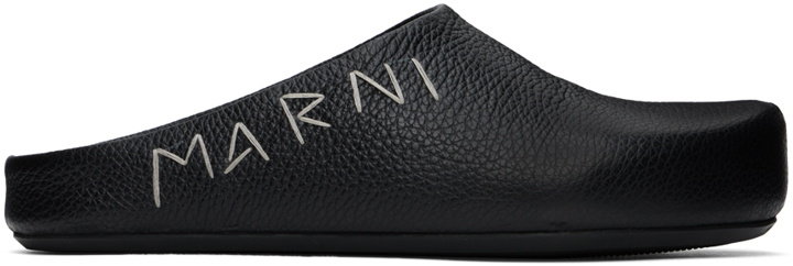 Photo: Marni Black Fussbett Sabot Loafers