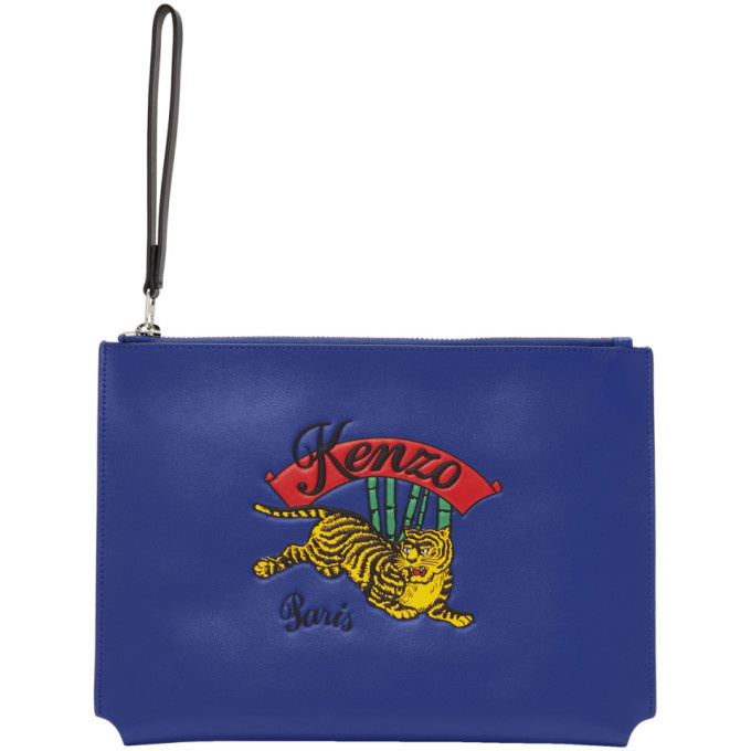 Photo: Kenzo Blue Jumping Tiger Pouch