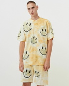 Market Smiley Shibori Dye Tee Yellow - Mens - Shortsleeves