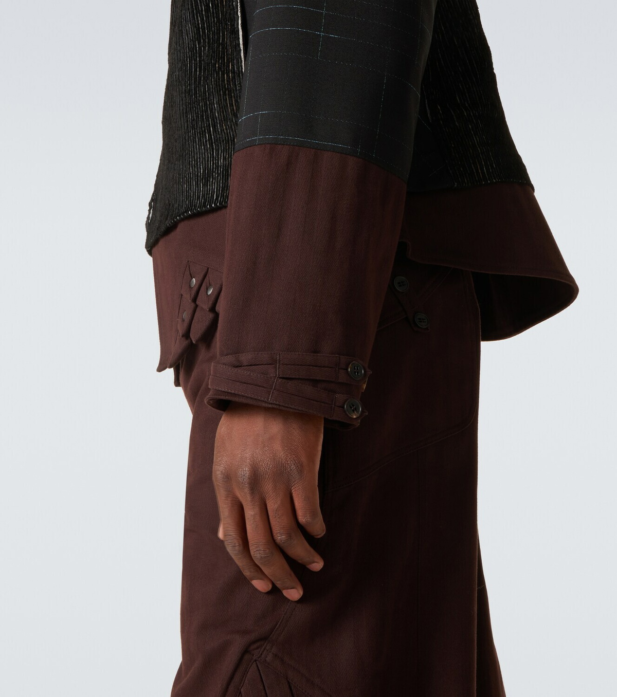 Kiko Kostadinov Estike hooded silk-blend jacket Kiko Kostadinov