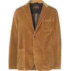 Altea - Tan Unstructured Cotton-Corduroy Blazer - Tan