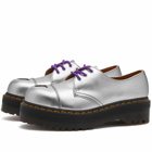 Dr. Martens Women's x MadeMe 1461 Quad in Silver Alumix