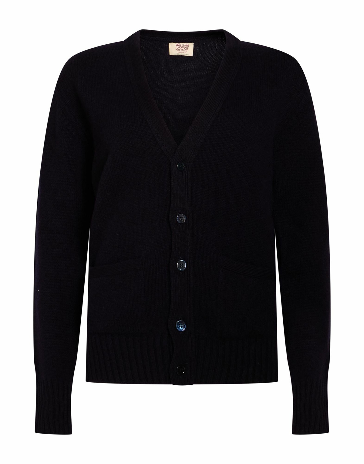 William Lockie Womens Cardigan Midnight in Blue
